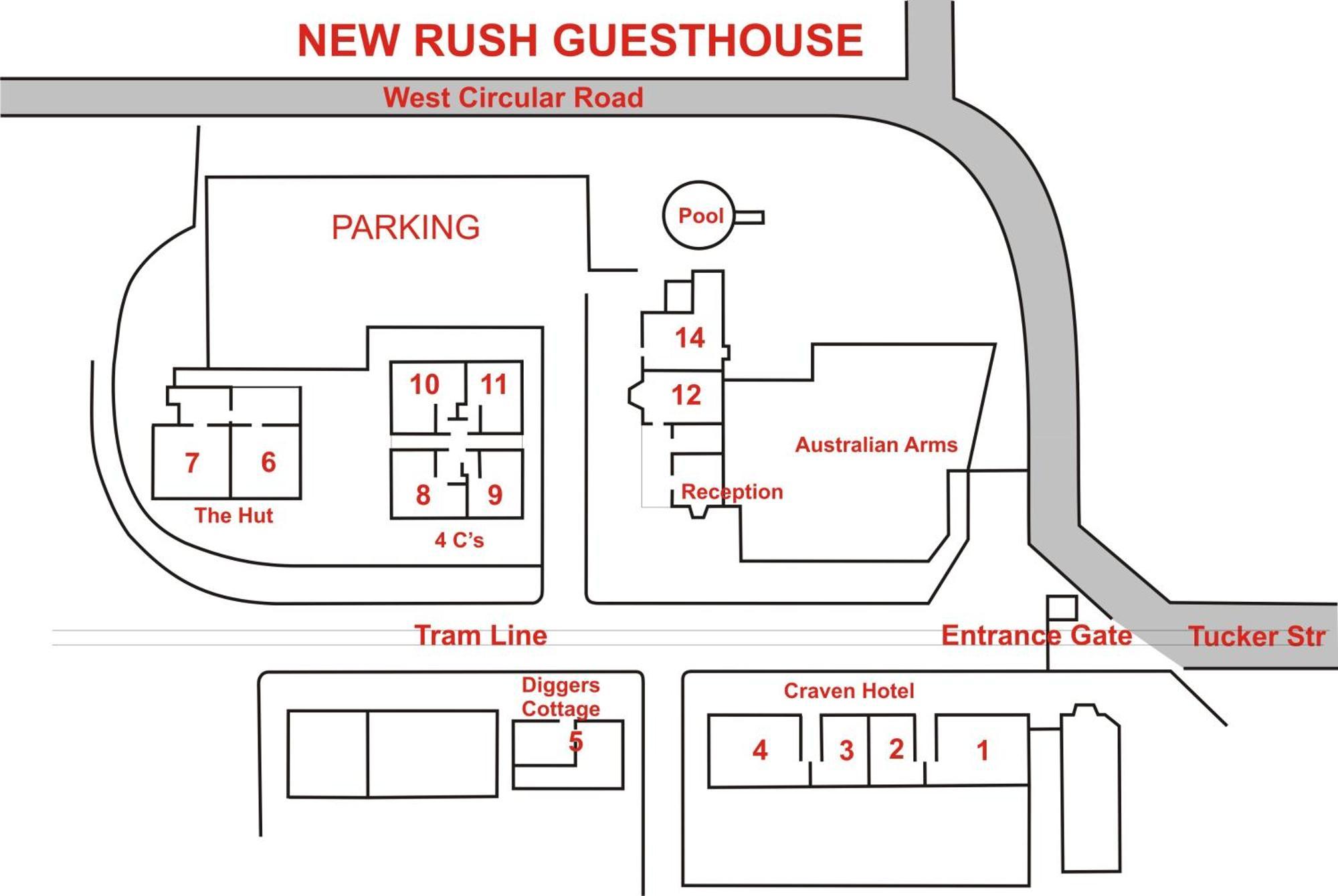 New Rush Guest House Kimberley Exterior photo